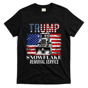 Trump Snowflake Removal Service Funny Donald Trump 2024 T-Shirt