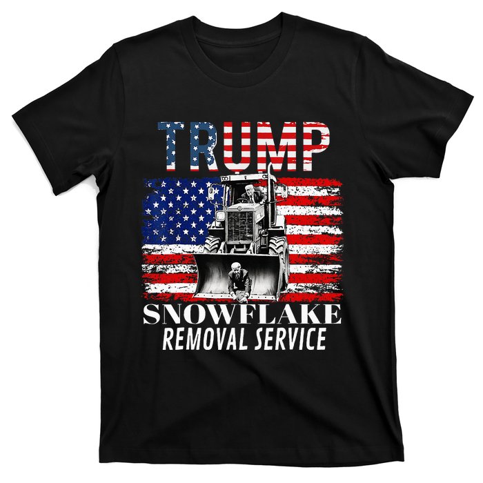 Trump Snowflake Removal Service Funny Donald Trump 2024 T-Shirt