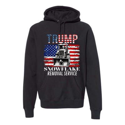 Trump Snowflake Removal Service Funny Donald Trump 2024 Premium Hoodie