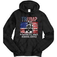 Trump Snowflake Removal Service Funny Donald Trump 2024 Tie Dye Hoodie