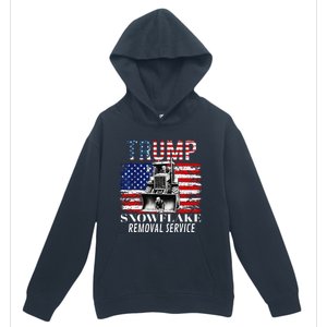 Trump Snowflake Removal Service Funny Donald Trump 2024 Urban Pullover Hoodie