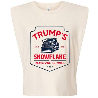 TrumpS Snowflake Removal Service Funny Trump 2024 Garment-Dyed Women's Muscle Tee