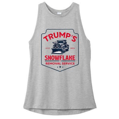 TrumpS Snowflake Removal Service Funny Trump 2024 Ladies PosiCharge Tri-Blend Wicking Tank