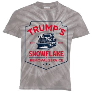 TrumpS Snowflake Removal Service Funny Trump 2024 Kids Tie-Dye T-Shirt