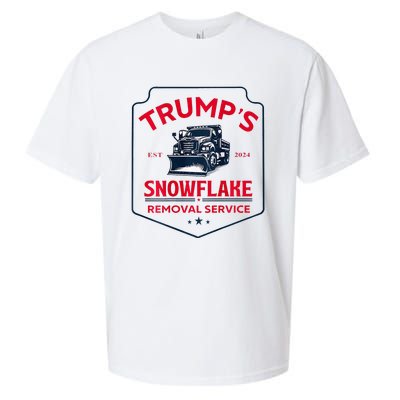 TrumpS Snowflake Removal Service Funny Trump 2024 Sueded Cloud Jersey T-Shirt