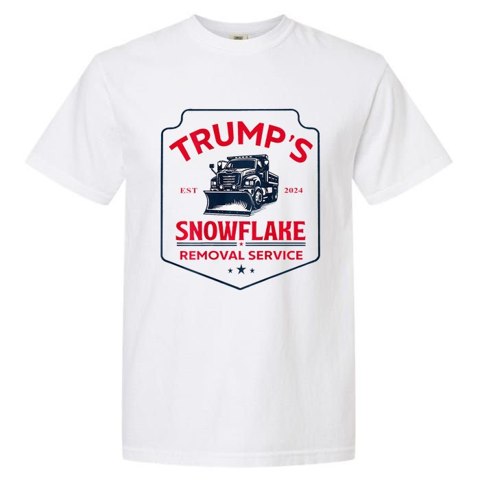 TrumpS Snowflake Removal Service Funny Trump 2024 Garment-Dyed Heavyweight T-Shirt