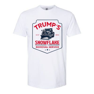 TrumpS Snowflake Removal Service Funny Trump 2024 Softstyle CVC T-Shirt