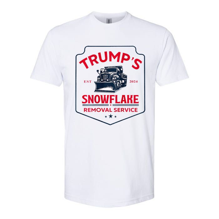 TrumpS Snowflake Removal Service Funny Trump 2024 Softstyle CVC T-Shirt