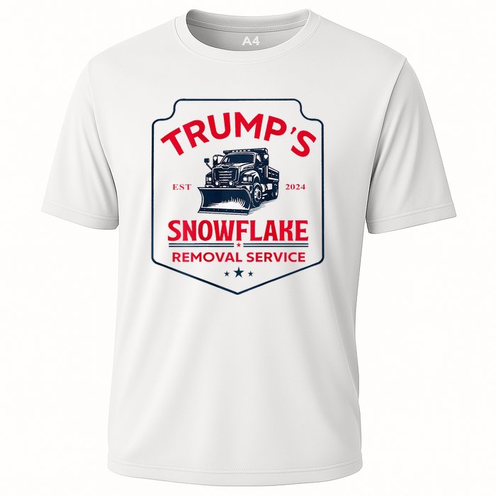 TrumpS Snowflake Removal Service Funny Trump 2024 Cooling Performance Crew T-Shirt