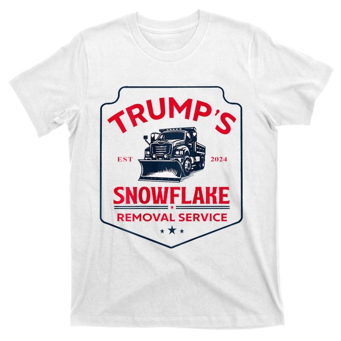 TrumpS Snowflake Removal Service Funny Trump 2024 T-Shirt