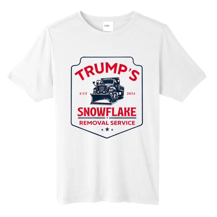 TrumpS Snowflake Removal Service Funny Trump 2024 Tall Fusion ChromaSoft Performance T-Shirt