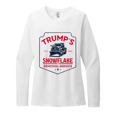 TrumpS Snowflake Removal Service Funny Trump 2024 Womens CVC Long Sleeve Shirt