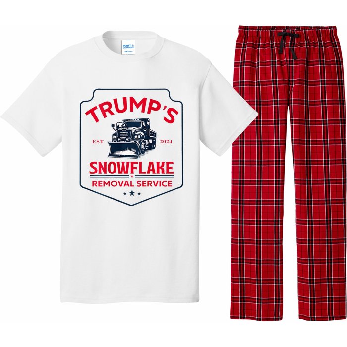 TrumpS Snowflake Removal Service Funny Trump 2024 Pajama Set