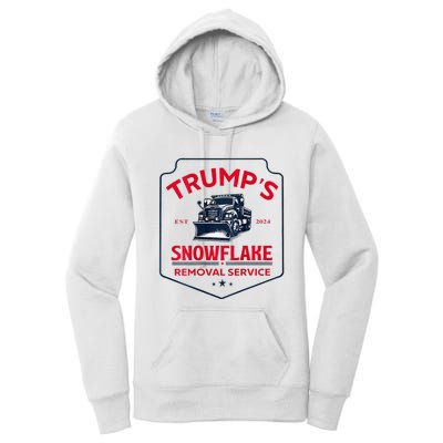 TrumpS Snowflake Removal Service Funny Trump 2024 Women's Pullover Hoodie