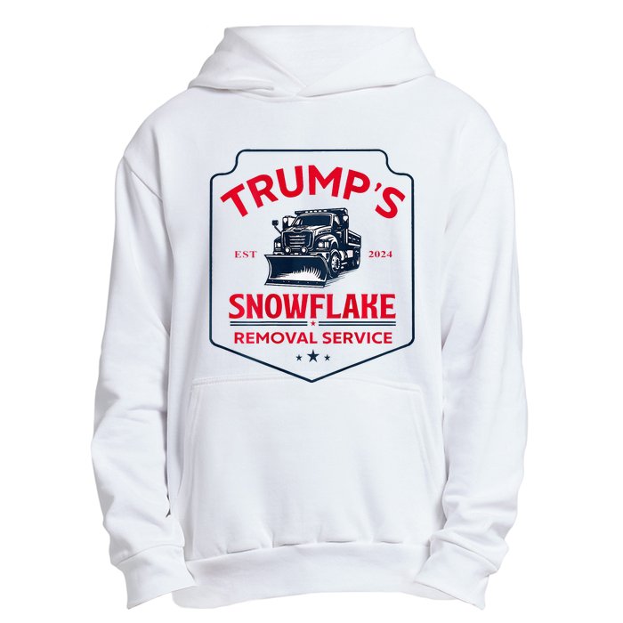 TrumpS Snowflake Removal Service Funny Trump 2024 Urban Pullover Hoodie