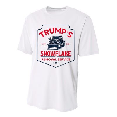 TrumpS Snowflake Removal Service Funny Trump 2024 Performance Sprint T-Shirt