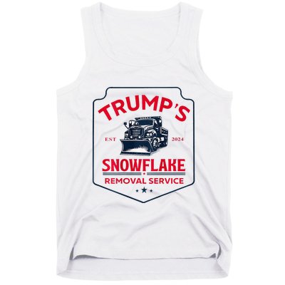 TrumpS Snowflake Removal Service Funny Trump 2024 Tank Top