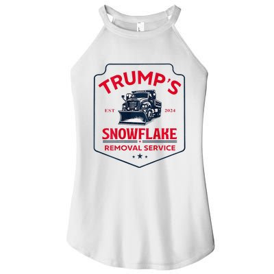 TrumpS Snowflake Removal Service Funny Trump 2024 Women's Perfect Tri Rocker Tank