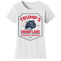 TrumpS Snowflake Removal Service Funny Trump 2024 Women's T-Shirt