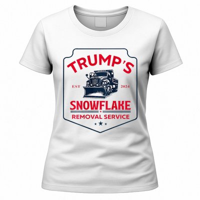 TrumpS Snowflake Removal Service Funny Trump 2024 Women's T-Shirt