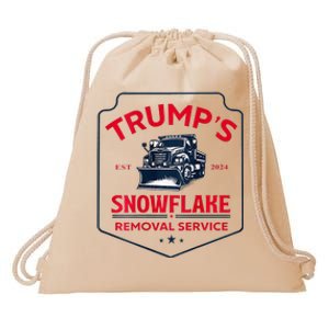 TrumpS Snowflake Removal Service Drawstring Bag