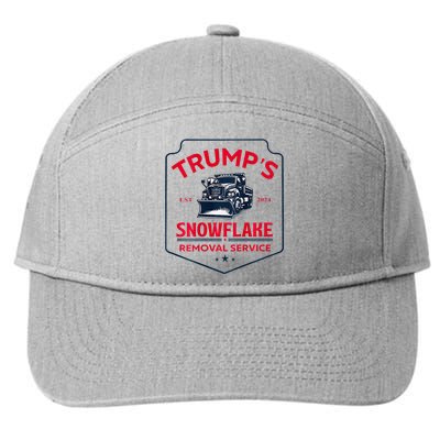 TrumpS Snowflake Removal Service 7-Panel Snapback Hat