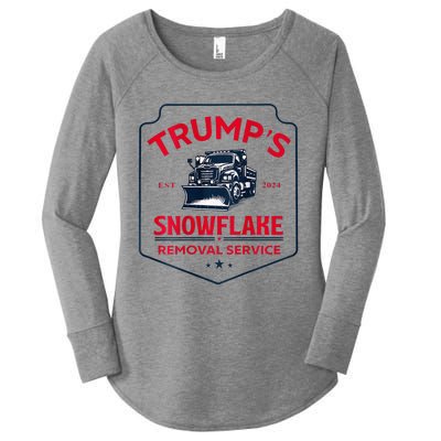 TrumpS Snowflake Removal Service Women's Perfect Tri Tunic Long Sleeve Shirt