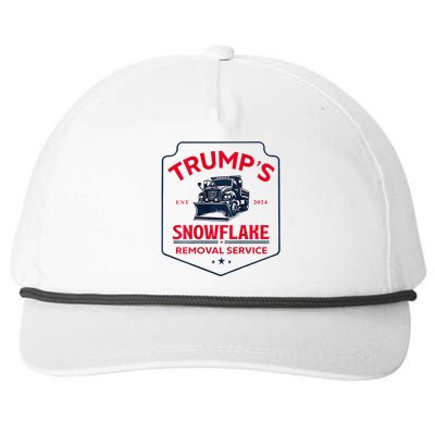 TrumpS Snowflake Removal Service Snapback Five-Panel Rope Hat