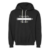 Trained Slide Rule Mechanical Analog Calculator Garment-Dyed Fleece Hoodie