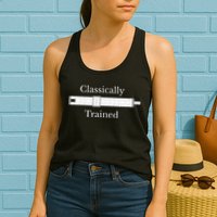 Trained Slide Rule Mechanical Analog Calculator Womens Tank Top