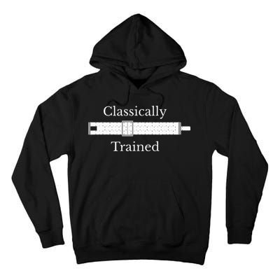 Trained Slide Rule Mechanical Analog Calculator Tall Hoodie