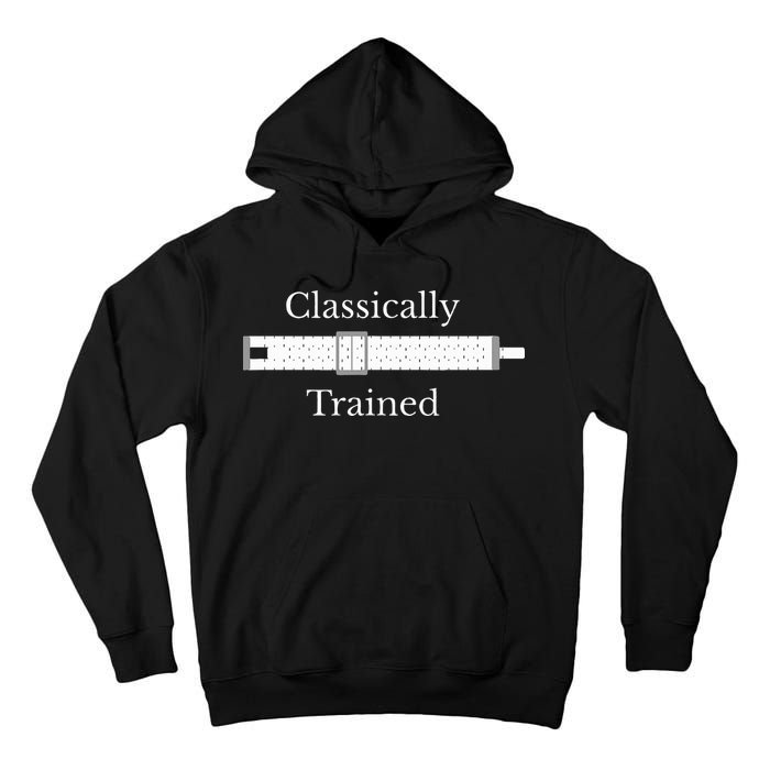 Trained Slide Rule Mechanical Analog Calculator Tall Hoodie