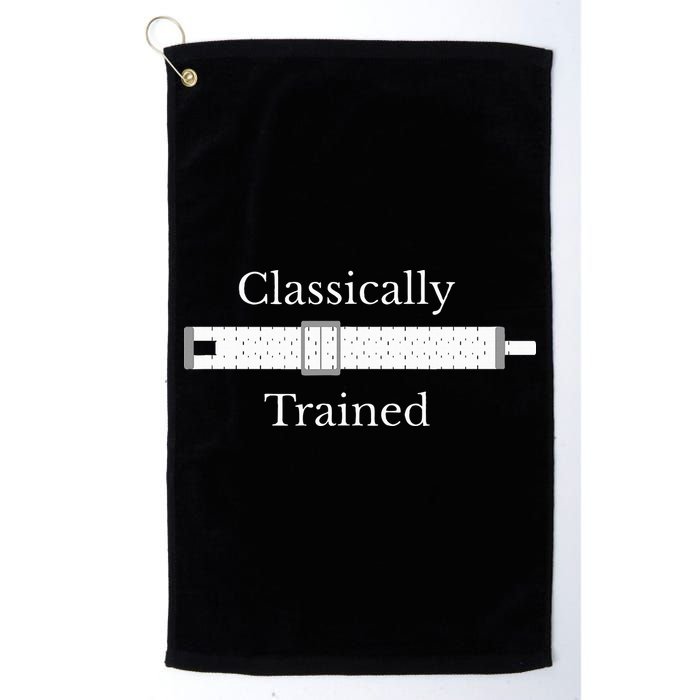 Trained Slide Rule Mechanical Analog Calculator Golf Towel