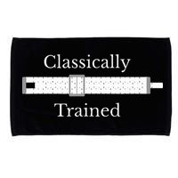 Trained Slide Rule Mechanical Analog Calculator Microfiber Hand Towel