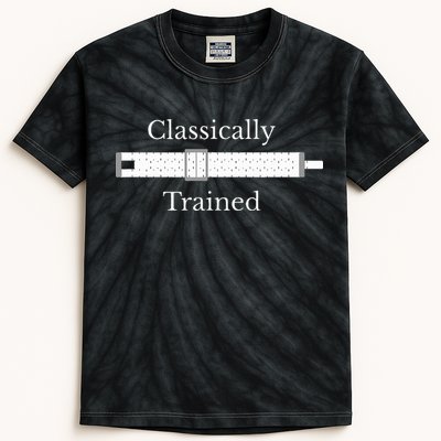 Trained Slide Rule Mechanical Analog Calculator Kids Tie-Dye T-Shirt