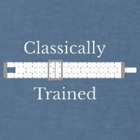 Trained Slide Rule Mechanical Analog Calculator Garment-Dyed Sweatshirt