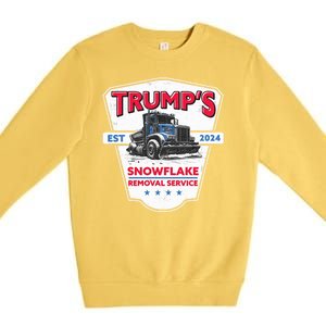 Trumps Snowflake Removal Service Est 2024 Premium Crewneck Sweatshirt