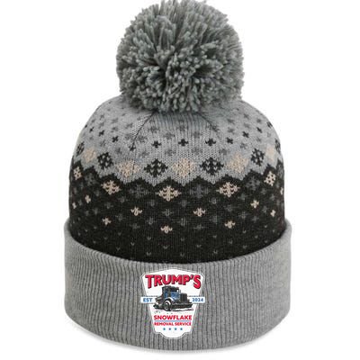 Trumps Snowflake Removal Service Est 2024 The Baniff Cuffed Pom Beanie