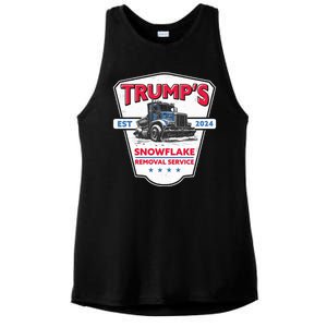 Trumps Snowflake Removal Service Est 2024 Ladies PosiCharge Tri-Blend Wicking Tank