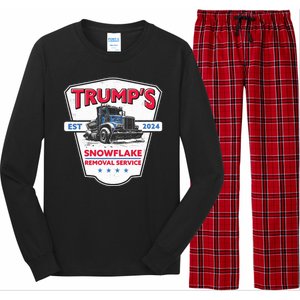 Trumps Snowflake Removal Service Est 2024 Long Sleeve Pajama Set