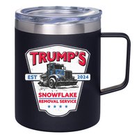 Trumps Snowflake Removal Service Est 2024 12oz Stainless Steel Coffee Mug