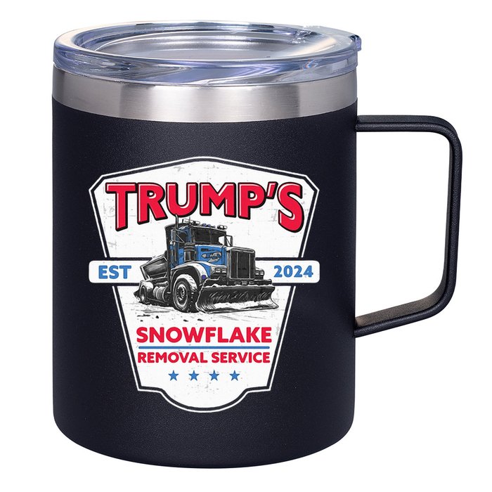 Trumps Snowflake Removal Service Est 2024 12oz Stainless Steel Coffee Mug