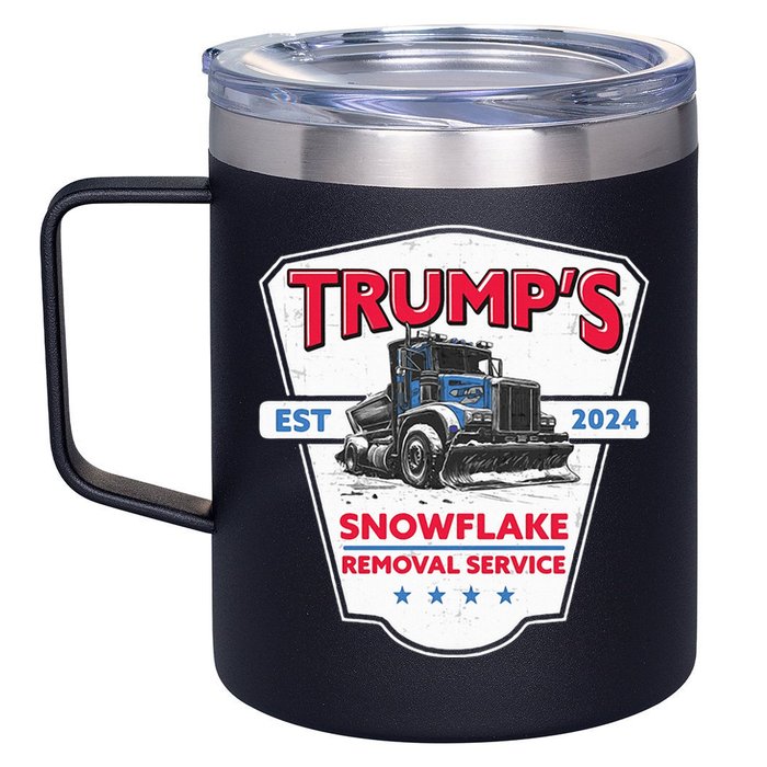 Trumps Snowflake Removal Service Est 2024 12oz Stainless Steel Coffee Mug