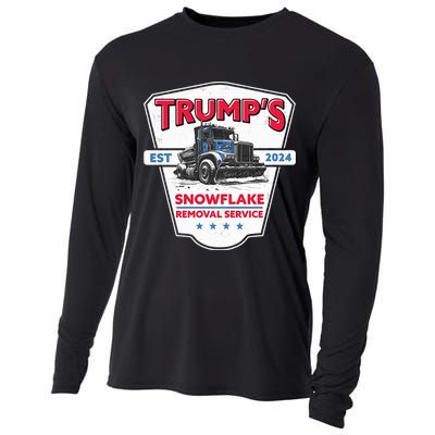 Trumps Snowflake Removal Service Est 2024 Cooling Performance Long Sleeve Crew