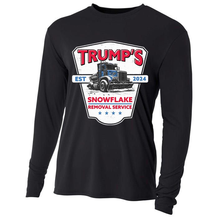 Trumps Snowflake Removal Service Est 2024 Cooling Performance Long Sleeve Crew