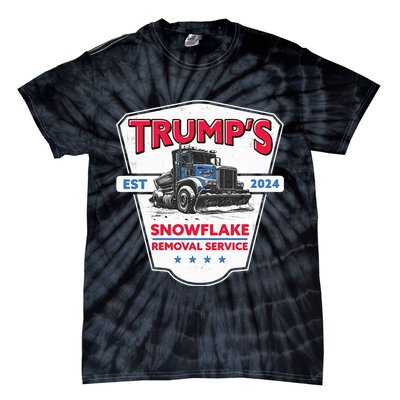 Trumps Snowflake Removal Service Est 2024 Tie-Dye T-Shirt