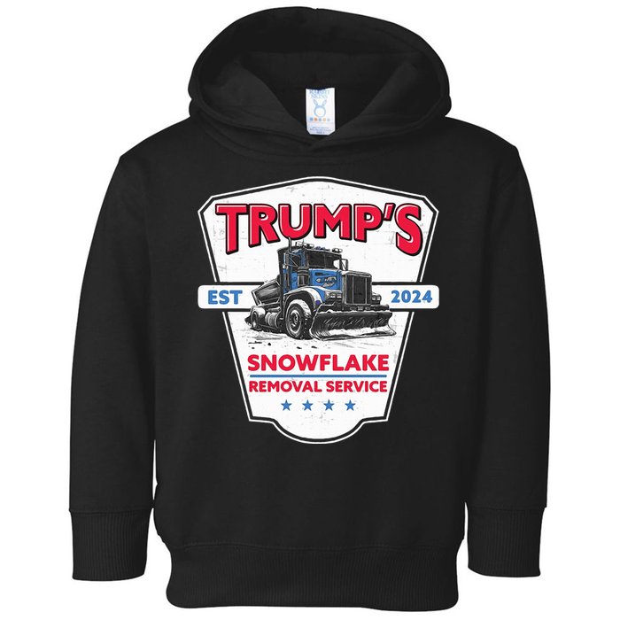 Trumps Snowflake Removal Service Est 2024 Toddler Hoodie