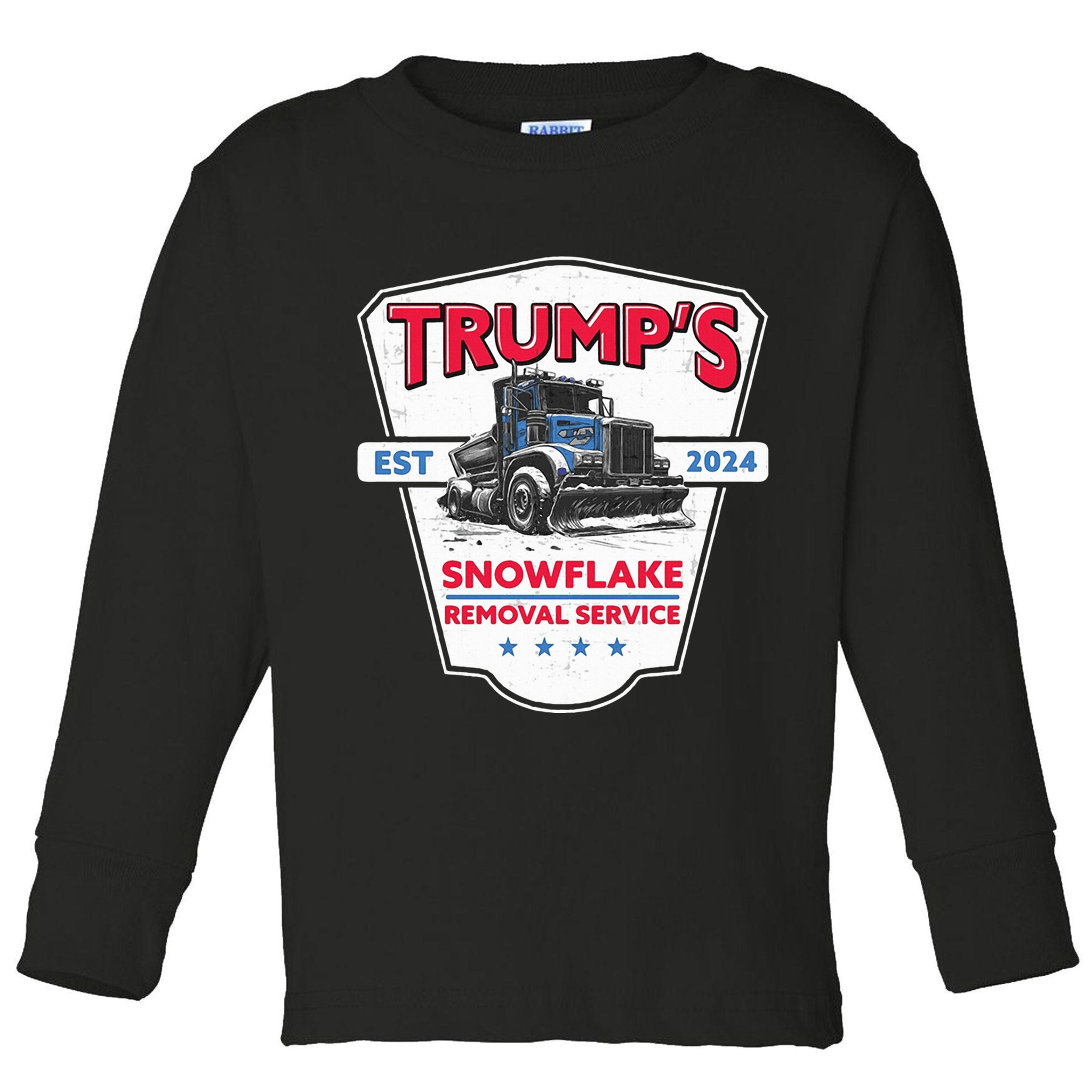 Trumps Snowflake Removal Service Est 2024 Toddler Long Sleeve Shirt