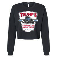 Trumps Snowflake Removal Service Est 2024 Cropped Pullover Crew