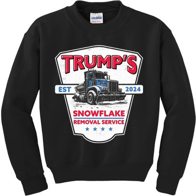 Trumps Snowflake Removal Service Est 2024 Kids Sweatshirt
